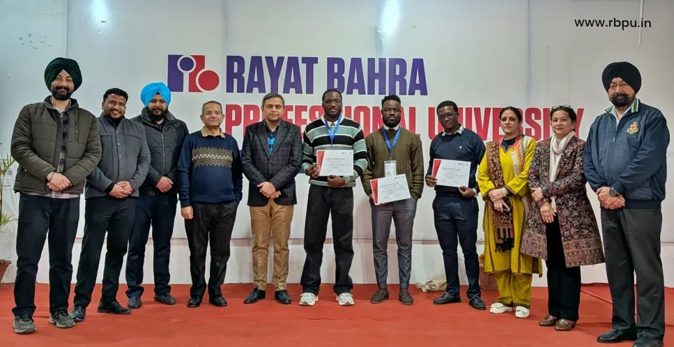रयात बाहरा प्रोफेशनल यूनिवर्सिटी के विद्यार्थियों ने ‘इंटरनेशनल वीक 2026’ में बढ़ाया गौरव