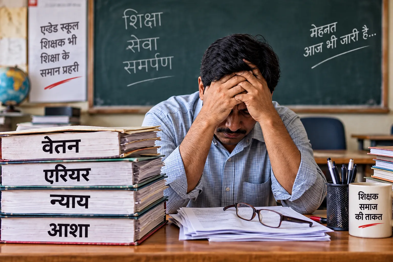 हाईकोर्ट में दो बार जीत के बाद भी एरियर का इंतजार, 425 एडेड स्कूलों के 1400 कर्मचारी वेतन संकट में